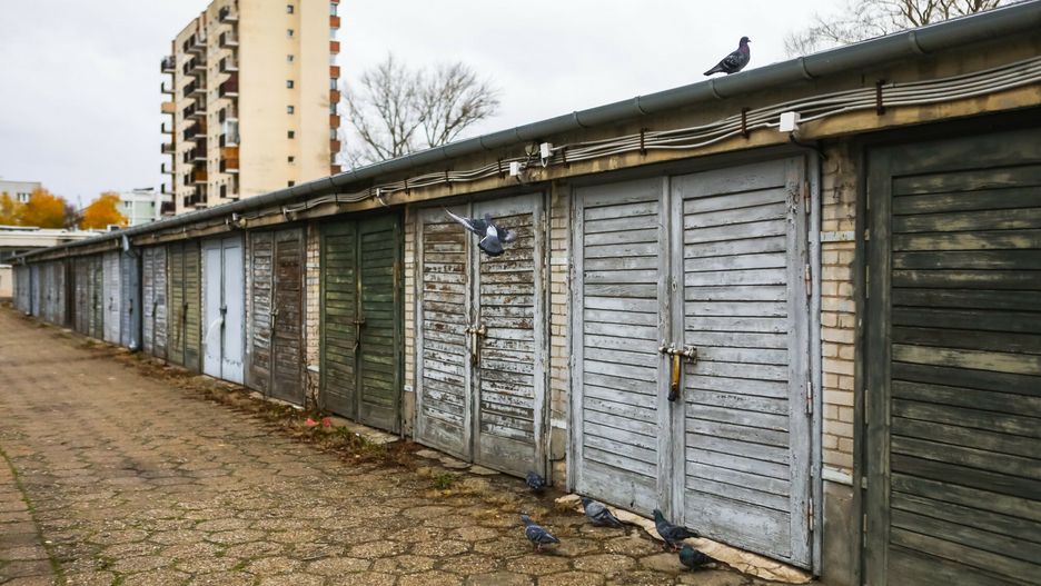 Garaż na warszawskim Żoliborzu