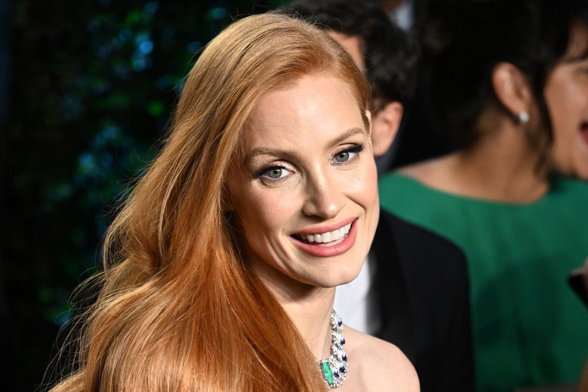 Jessica Chastain na przyjęciu "Vanity Fair" 