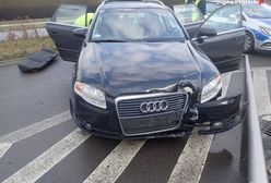 Pszczyna. Pościg jak w amerykańskich filmach, zakończony spektakularną kraksą