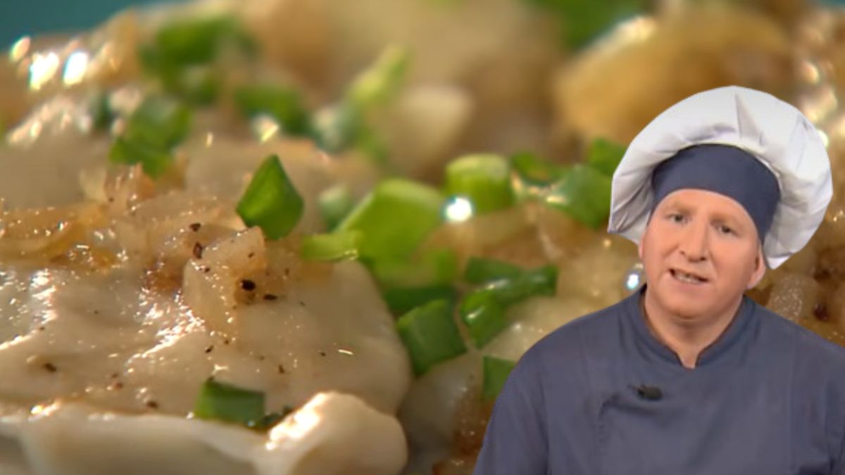 Remigiusz Rączka pokazał, jak zrobić pierogi z nietypowym farszem