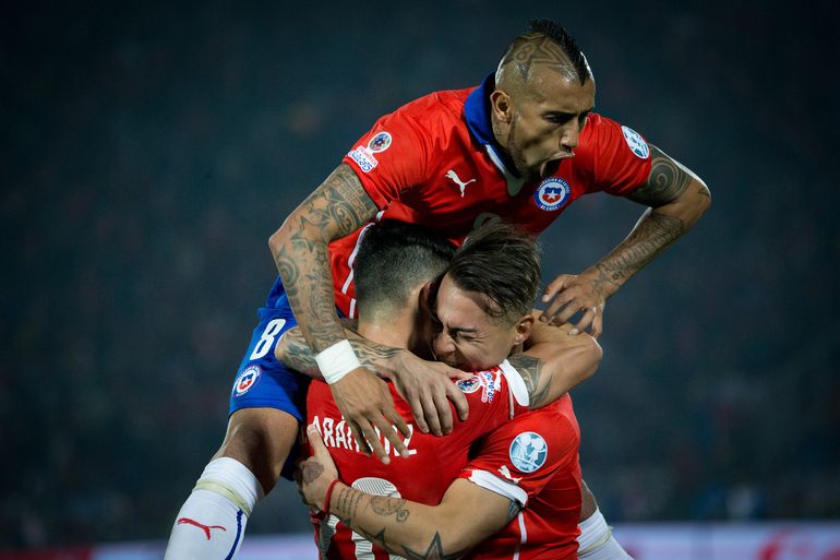 Tak cieszyli się Chilijczycy podczas Copa America 2015