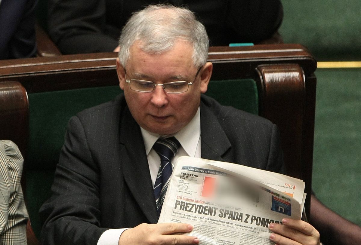 Kaczyński chce repolonizacji. Wcześniej sprzedał polską gazetę Szwajcarom. "Taki był rynek"