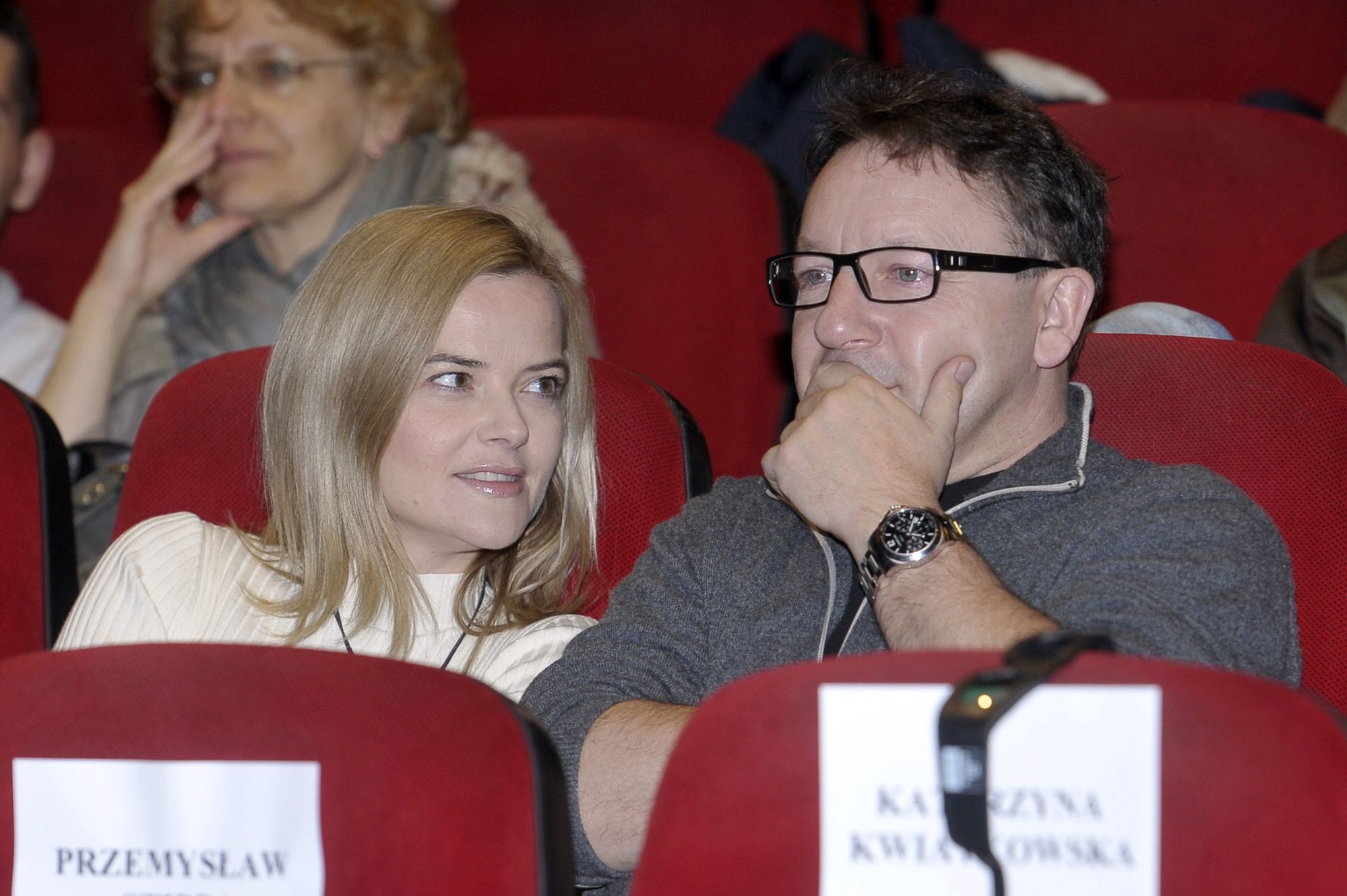 Monika Richardson i Zbigniew Zamachowski w 2012 roku
