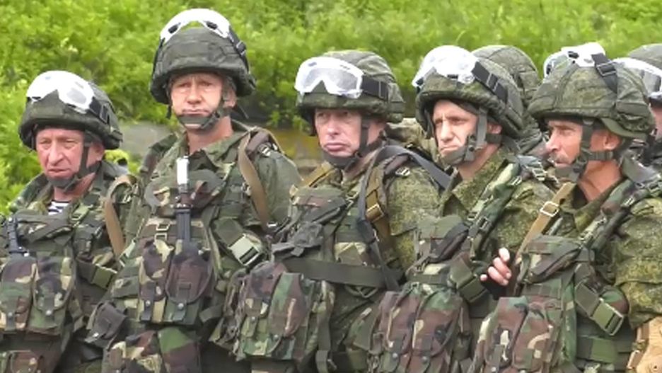 Batalion "Tigr" przechodzi obecnie szkolenie wojskowe przed wysłaniem na front