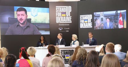 Zełenski do Dudy i szefowej KE. "Brońcie Ukrainy, wolności, odwagi"
