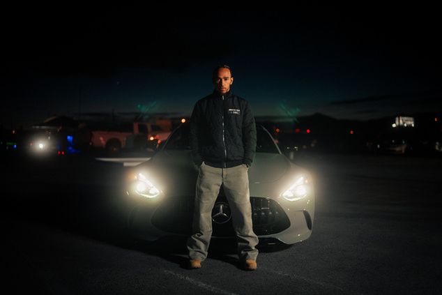 Hamilton podczas specjalnej imprezy dla VIP-ów w Las Vegas