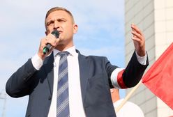Bąkiewicz: "Niech nikt nie wmawia, że walczyliśmy z nazistami". Baner uderzający w Trzaskowskiego