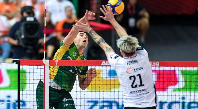 Siatkówka mężczyzn: Final Four Ligi Mistrzów - mecz półfinałowy: JSW Jastrzębski Węgiel - Aluron CMC Warta Zawiercie