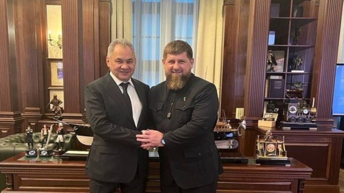 Ramzan Kadyrow i Siergiej Szojgu są tego samego wzrostu? Czeczena zdradził jeden szczegół 