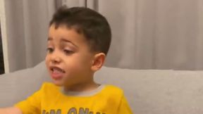 Wnuk legendarnego Brazylijczyka śpiewa... "Mazurka Dąbrowskiego". Jak sobie radzi? [WIDEO]