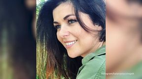 #dziejesiewsporcie: siatkarska akcja Katarzyny Cichopek