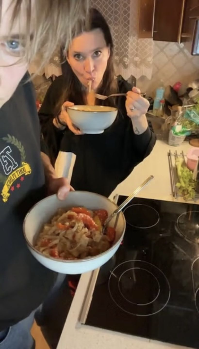 Wspólne gotowanie Katarzyny Zillmann i Janji Lesar