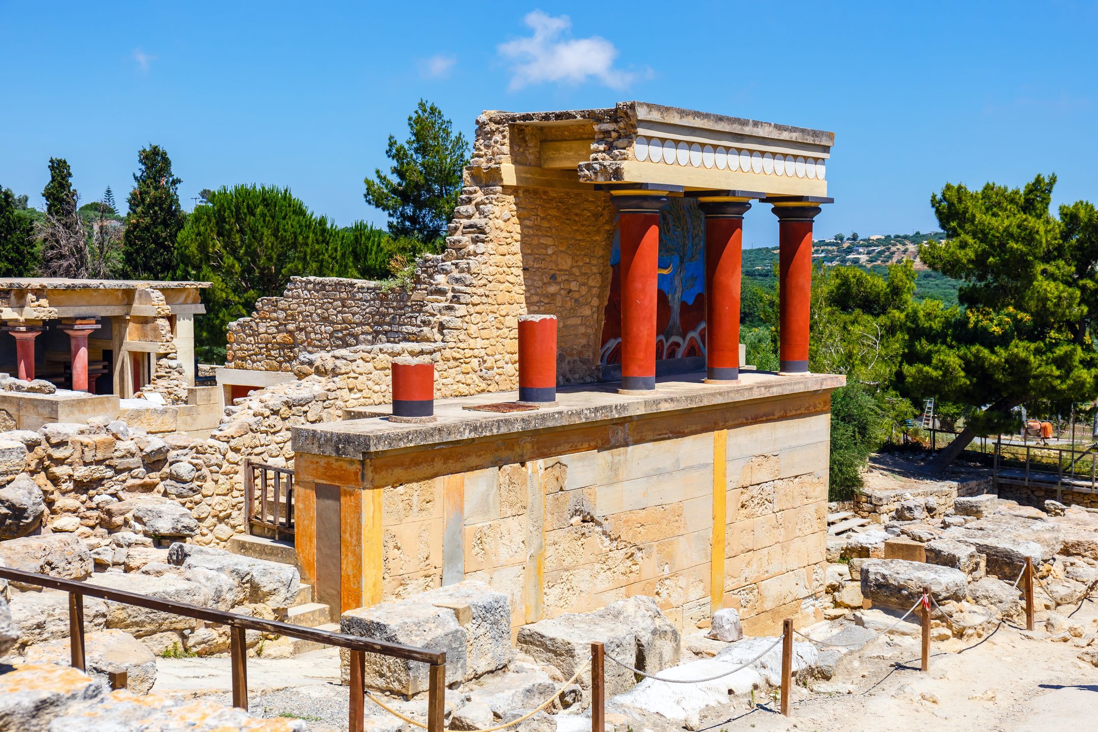Pałac w Knossos, Kreta