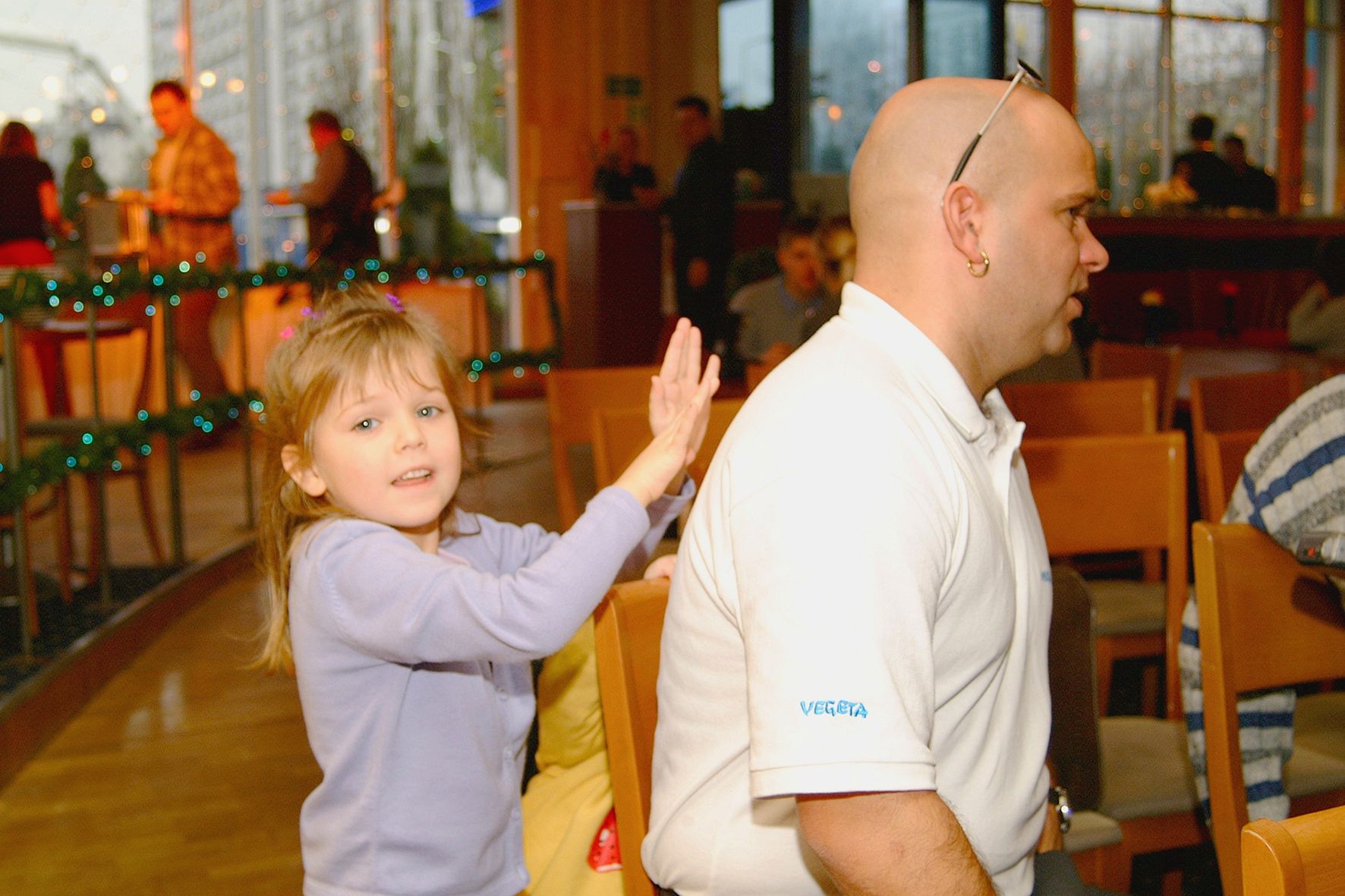 Klaudiusz Sevković z córką