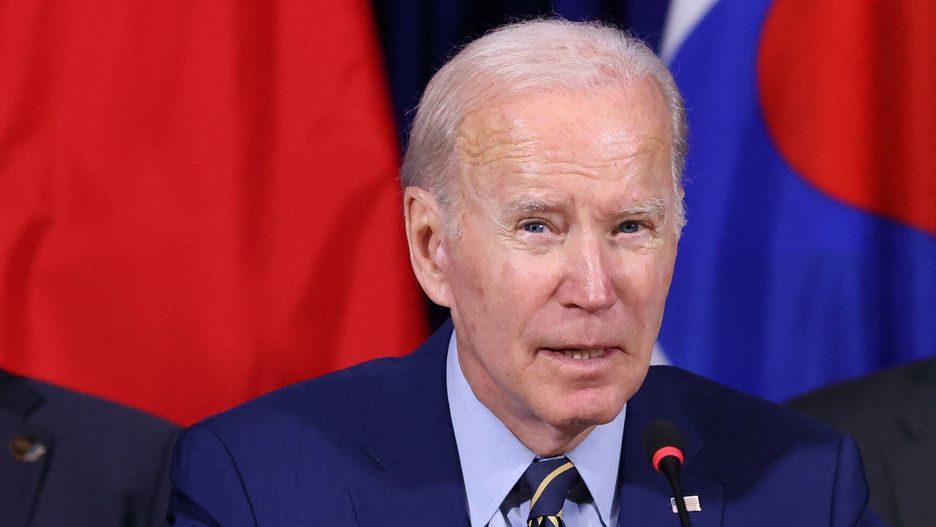 Temporary
U.S. President Joe Biden holds a meeting with South Korea's Yoon Suk-yeol and Japan's Prime Minister Fumio Kishida during ASEAN in Phnom Penh, Cambodia on November 13, 2022. The leaders talk about North Korea issue.( The Yomiuri Shimbun via AP Images )
Pool for Yomiuri
