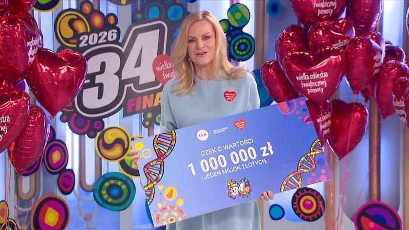 Kasia Kieli przekazała czek na milion złotych