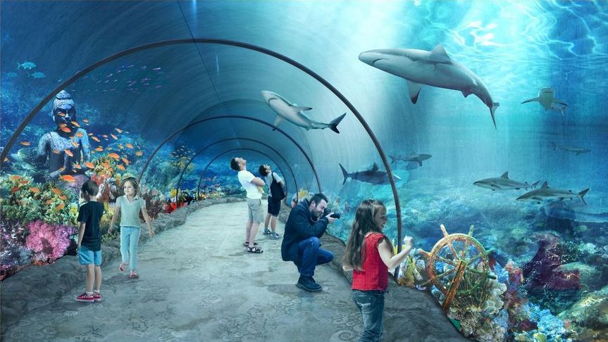 Jedną z atrakcji Orientarium będzie podwodny tunel o długości 26 m
