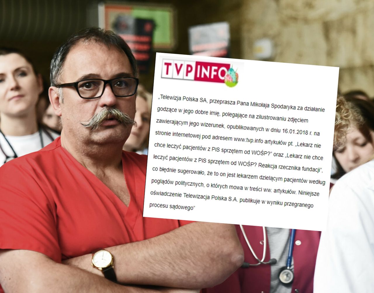 Prof. Mikołaj Spodaryk doczekał się przeprosin od Telewizji Polskiej