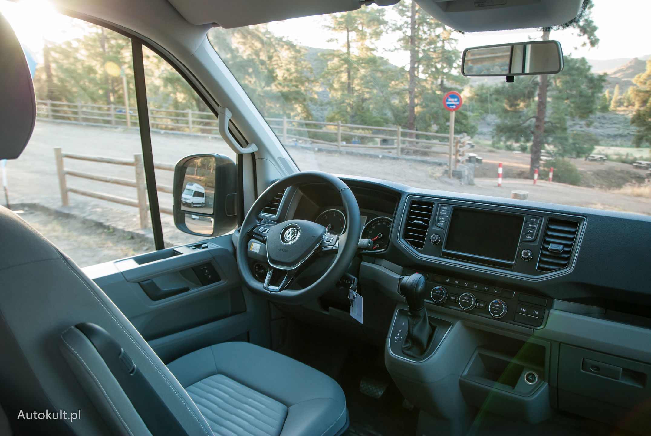 Kokpit Volkswagena Grand California