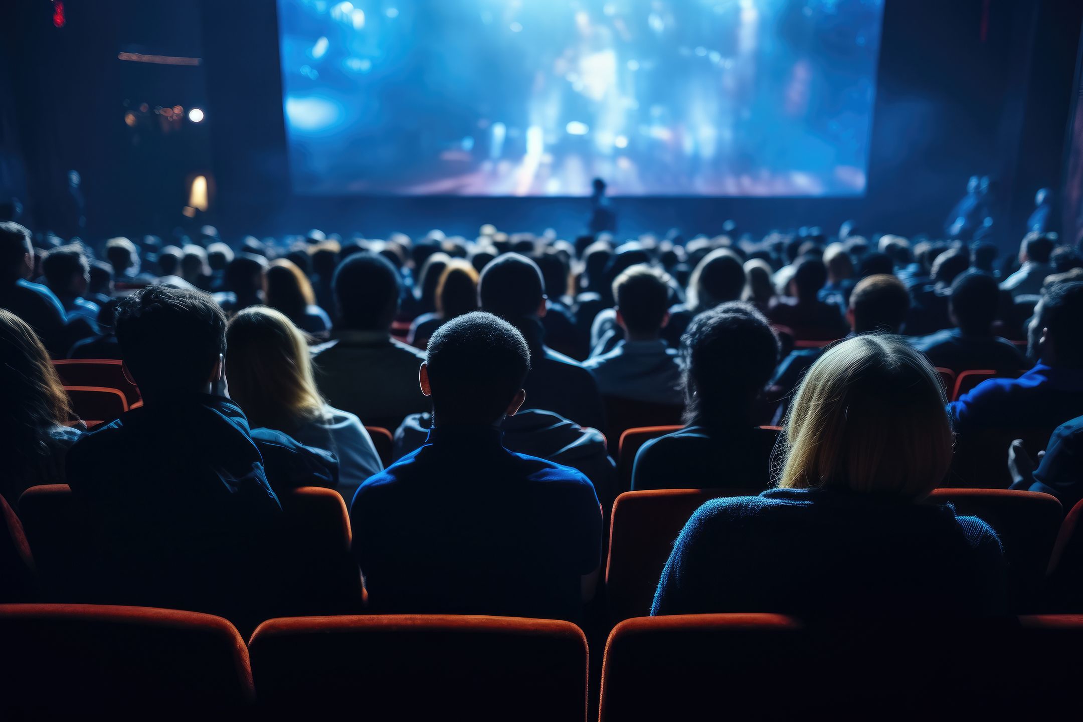 A group of people gathered together to enjoy a movie projected on a large screen. This image can be used to depict a movie night, cinema experience, or community event.
Group of people gathered together to enjoy movie projected on large screen. This image can be used to depict movie night, cinema experience, or community event.
audience, person, cinema, show, auditorium, entertainment, hall, screen, theatre, watching, stage, crowd, seat, performance, film, dark, back, many, theater, spectator, movie, group, white, scene, room, drama, presentation, concert, row, viewer, premiere, sitting, light, blank, head, picture, seminar, event, space, comedy, theatrical, music, fun, interior, empty, projection, blue, motion, indoor, silhouette, audience, person, cinema, show, auditorium, entertainment, hall, screen, theatre, watching, stage, crowd, seat, performance, film, dark, back, many, theater, spectator, movie, group, white, scene, room, drama, presentation, concert, row, viewer, premiere, sitting, light, blank, head, picture, seminar, event, space, comedy, theatrical, music, fun, interior, empty, projection, blue, motion, indoor