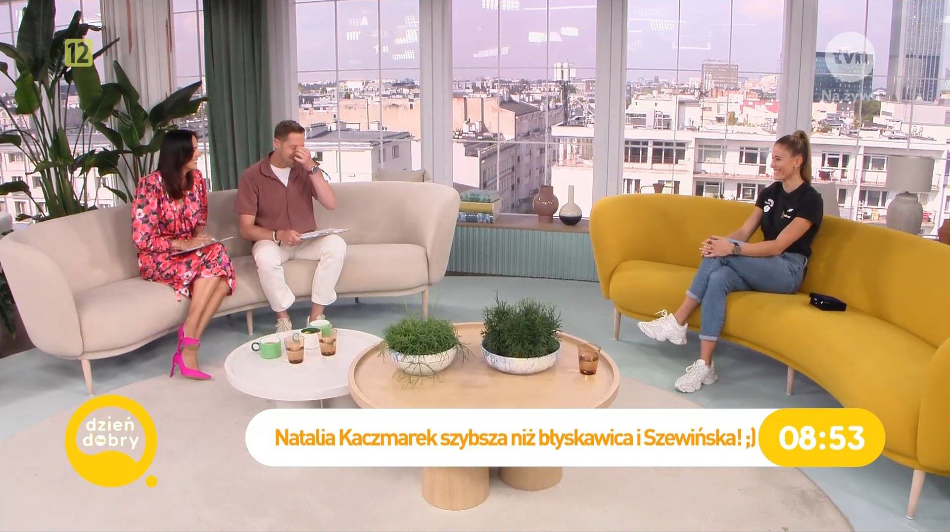 Kadr z programu "Dzień Dobry TVN"