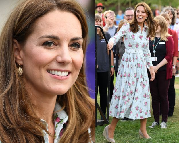 Kate Middleton na otwarcie ogrodu obwiesiła się kolczykami za... 25 ZŁOTYCH (FOTO)