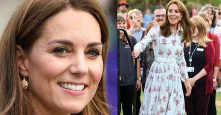 Kate Middleton na otwarcie ogrodu obwiesiła się kolczykami za... 25 ZŁOTYCH (FOTO)