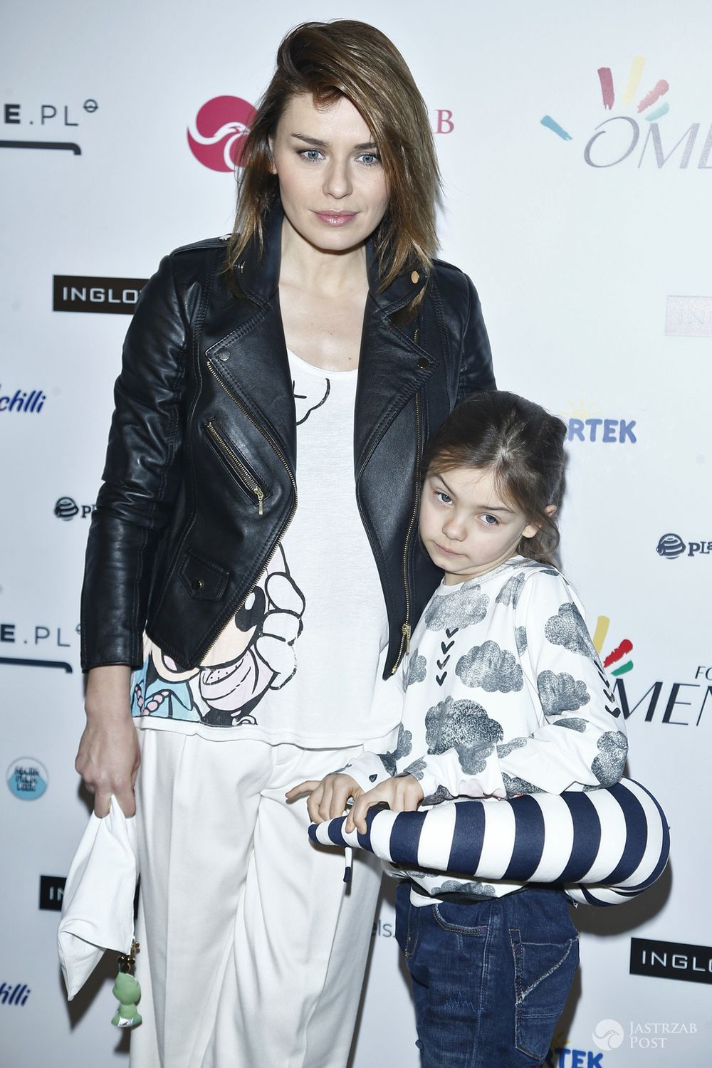 Natasza Urbańska z córką Kaliną