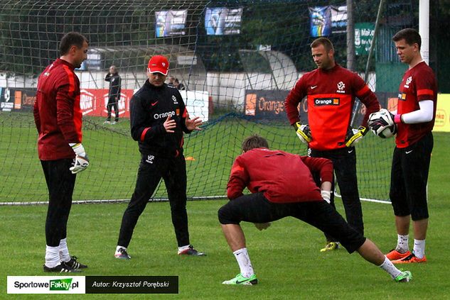 Od lewej: Dudek, Dawidziuk, Kuszczak, Boruc, Szczęsny