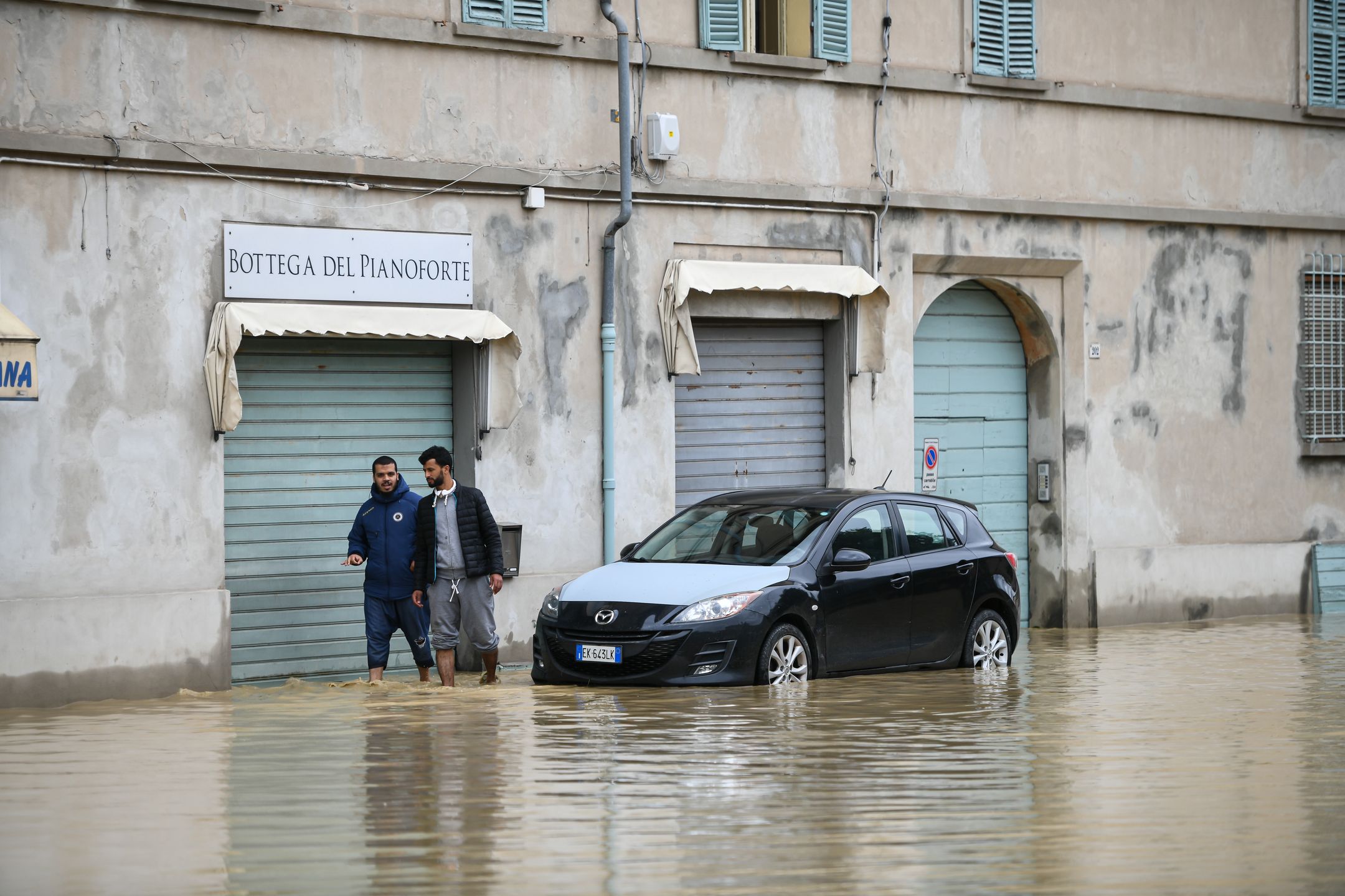 Zdjęcia powodzi we Włoszech