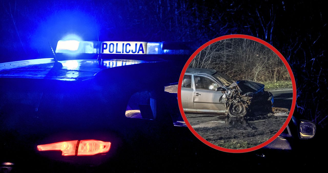 Piła: Zderzenie dwóch aut. Dwie osoby trafiły do szpitala