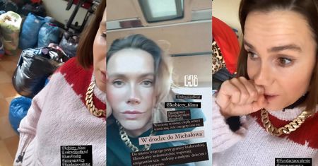 Olga Bołądź przywiozła na Podlasie rzeczy dla migrantów: "Jesteśmy tutaj, bo możemy. Rozrywa to SERCE"
