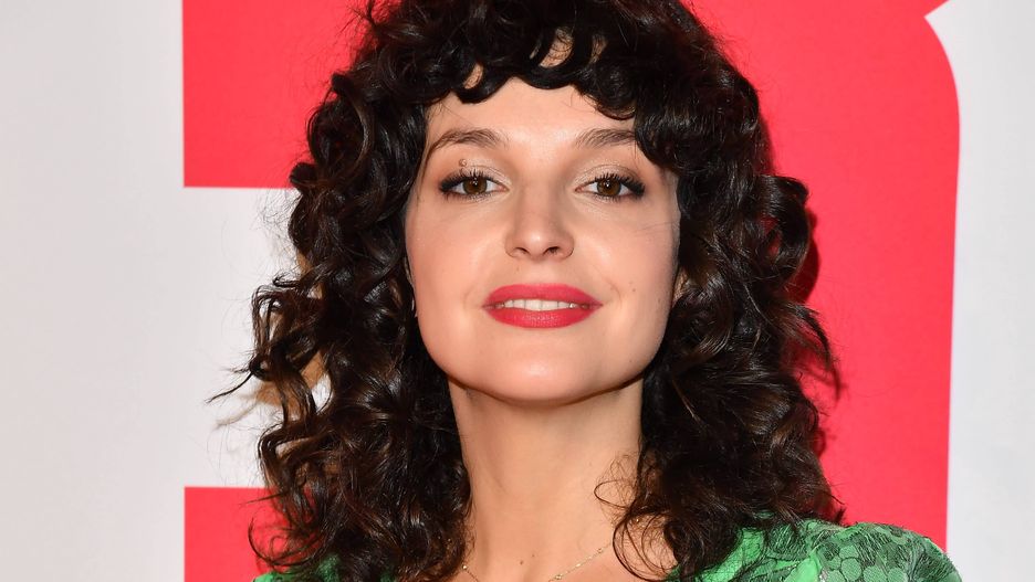 Maria Dębska na premierze filmu "Filip"