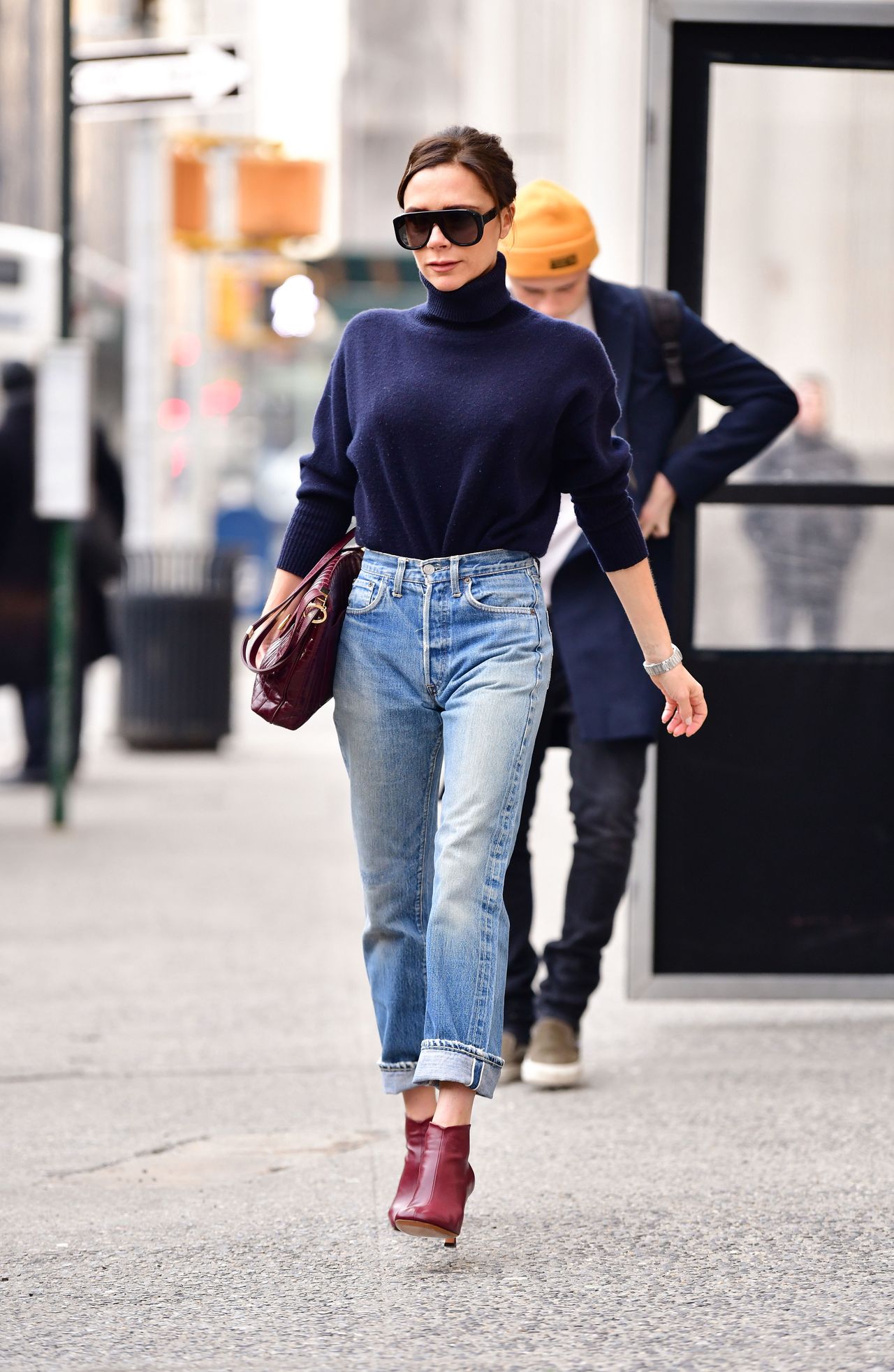 Victoria Beckham czasem pozwala sobie na założenie jeansów 
