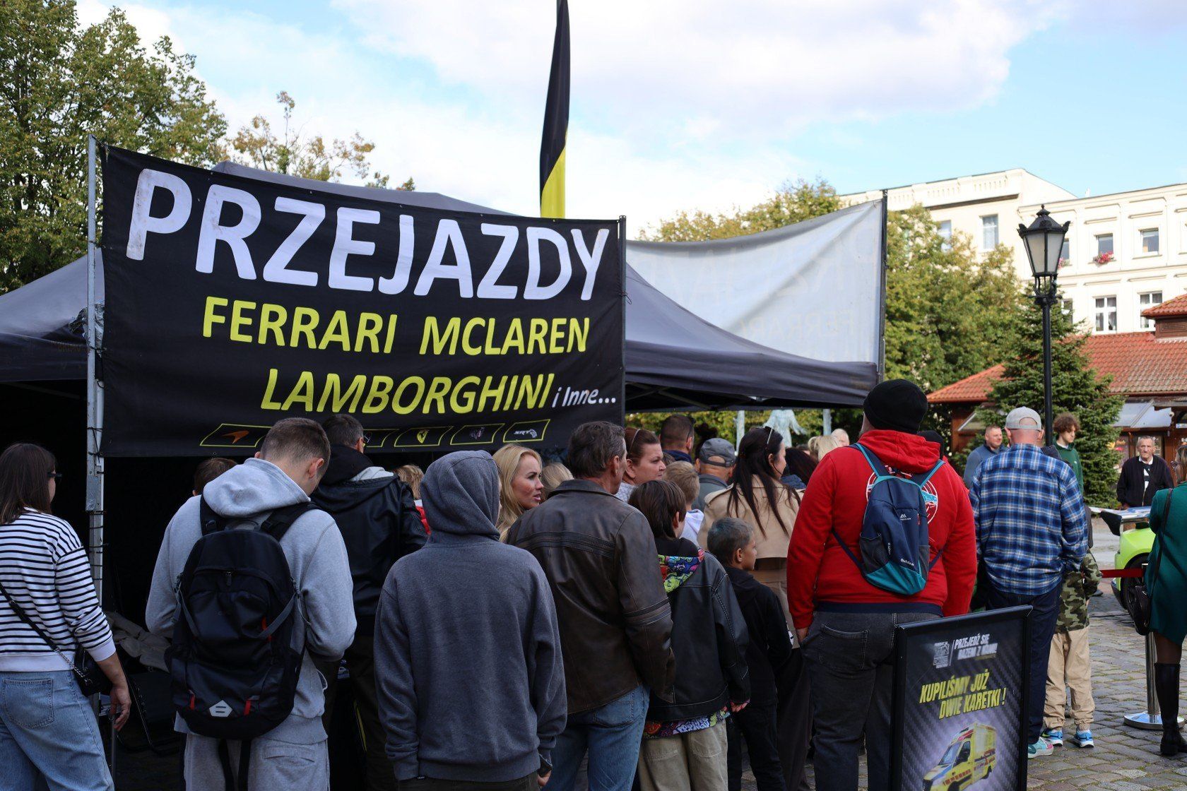 Przejażdżki ferrari, lamborghini w Wejherowie