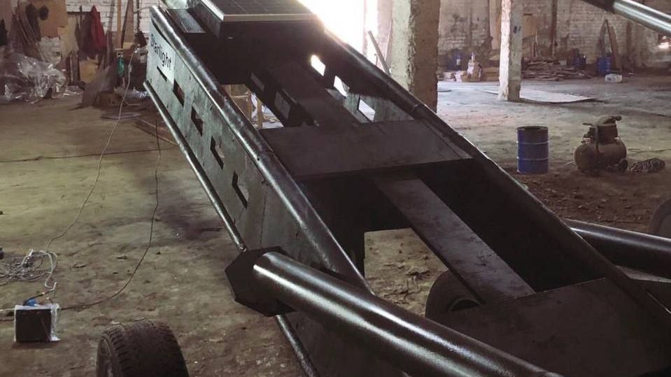 Ukraińska grzana makieta Haubicy M777.