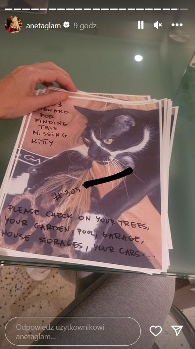 Aneta Glam szuka swojego pupila