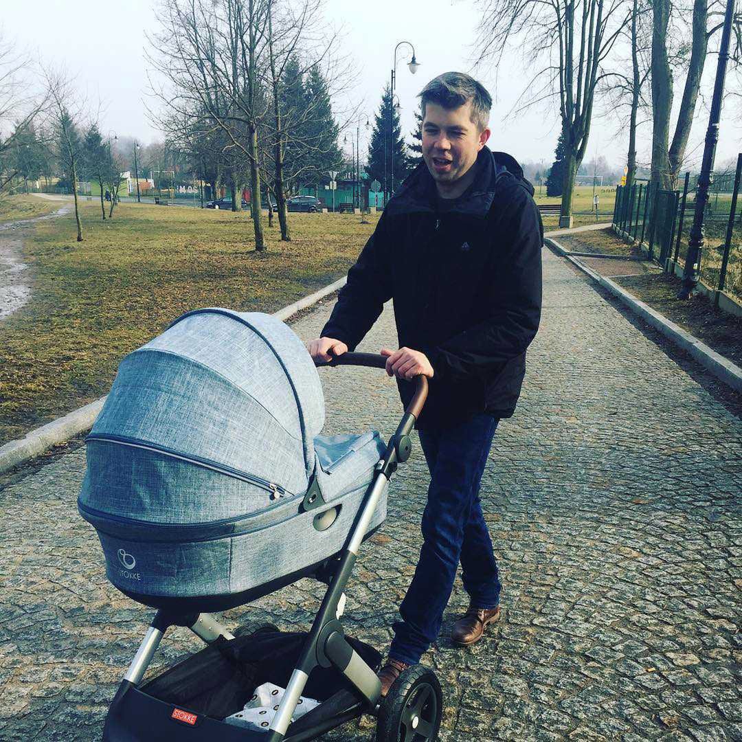 Wózek dziecka Pawła i Martyny z Rolnik szuka żony
