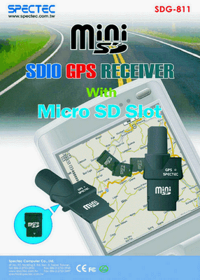 Nadajnik GPS z kartą microSD Spetec SDG-811