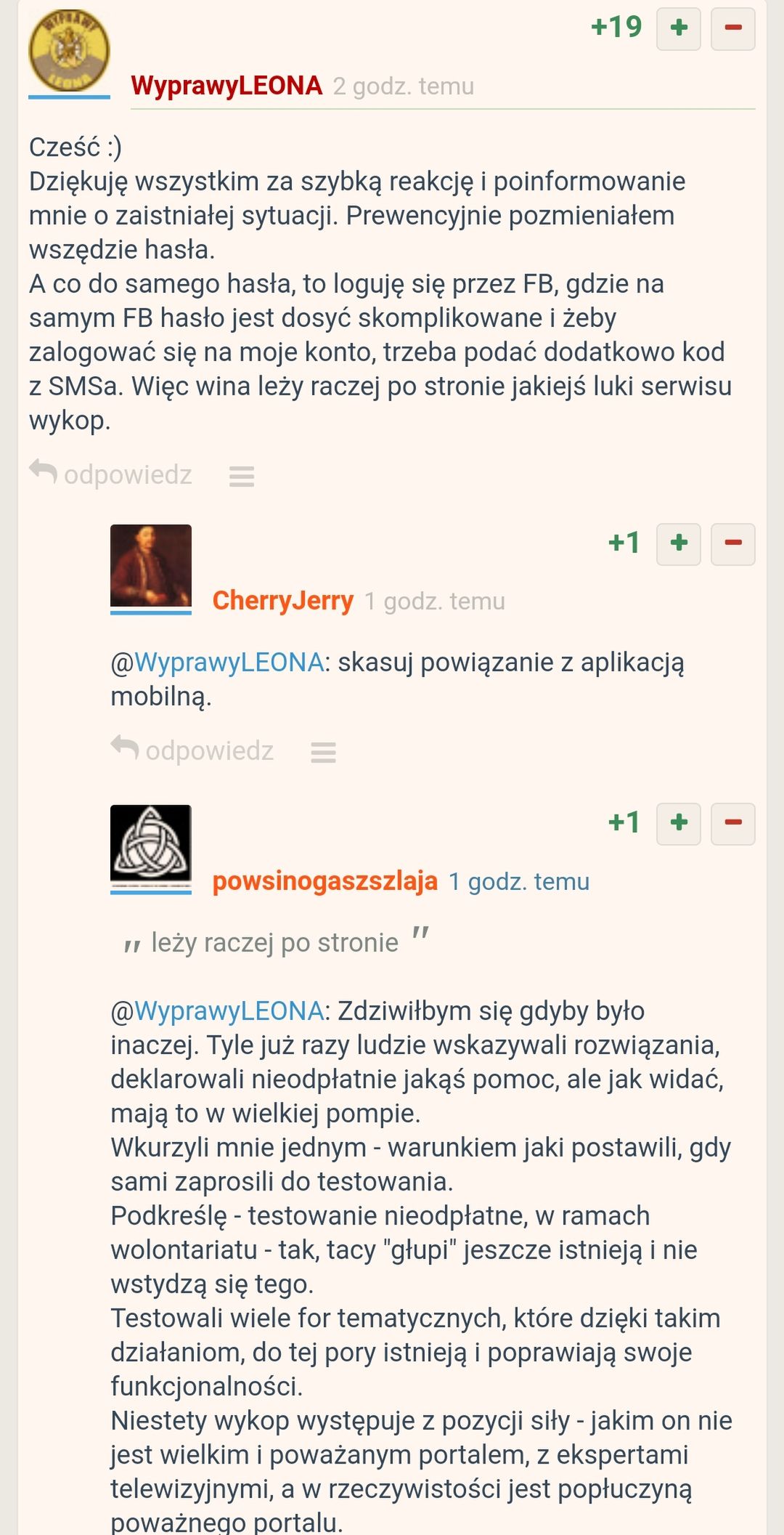 Odpowiedź WyprawLeona