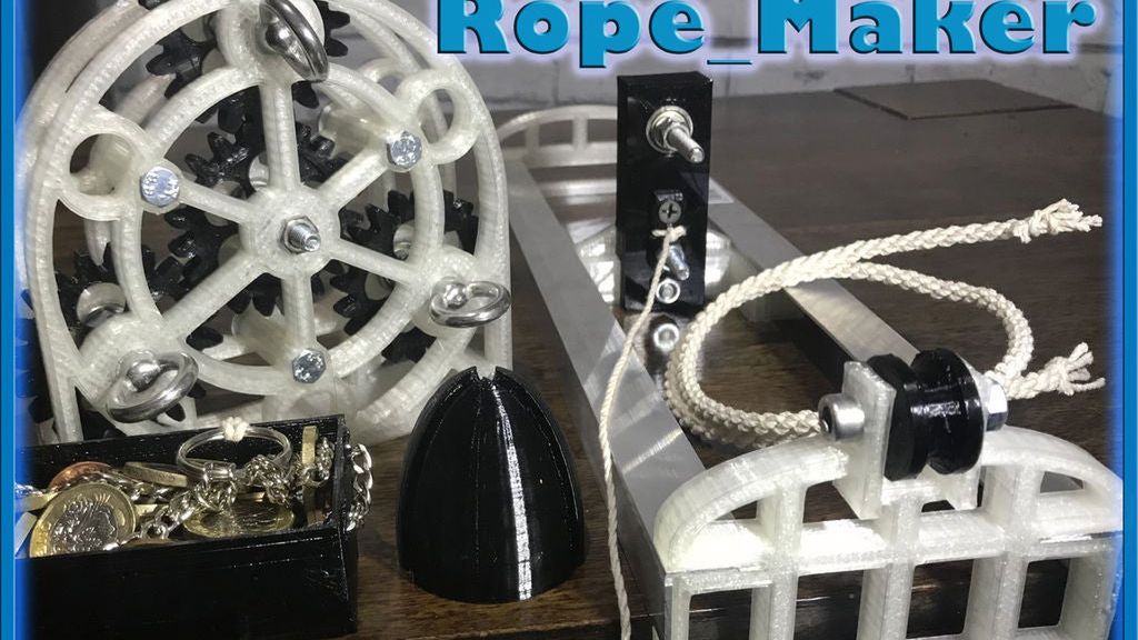 Maszyna z drukarki 3D tkająca linę? Jeśli ma się ochotę, to czemu nie 1