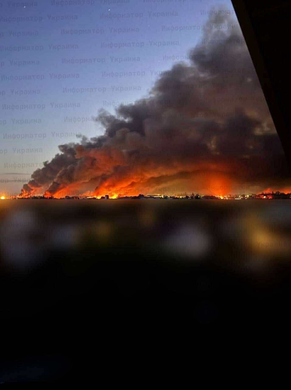 Pożary w Kijowie
