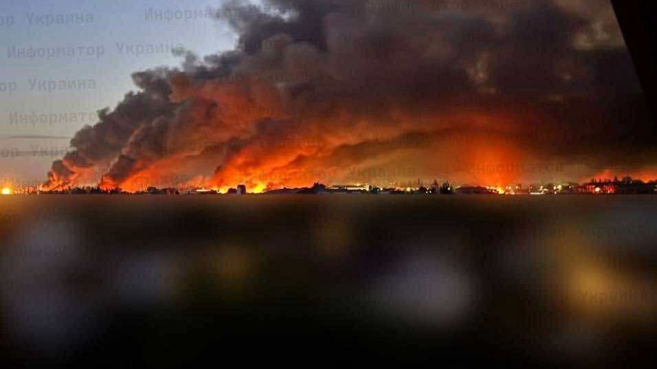 Pożary w Kijowie