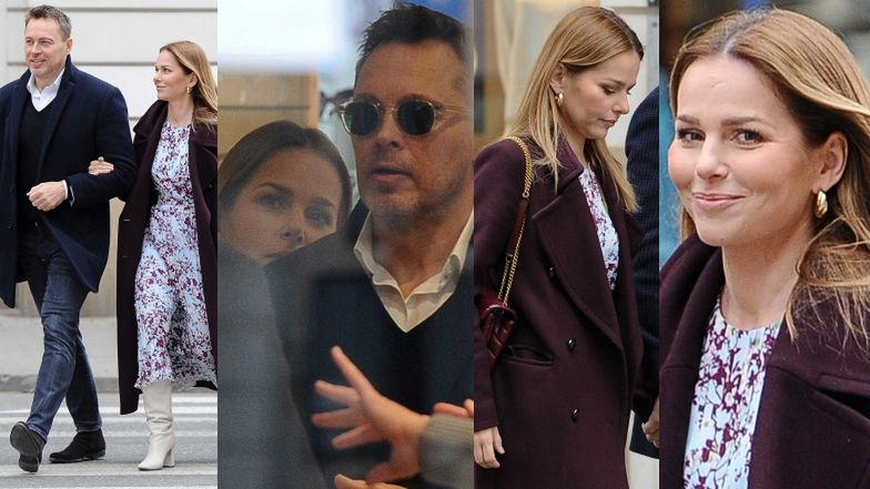 Paulina Sykut-Jeżyna pomaga mężowi wybrać okulary