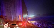 Bytyń: Wypadek na DK92. Zderzenie samochodu dostawczego z ciężarowym