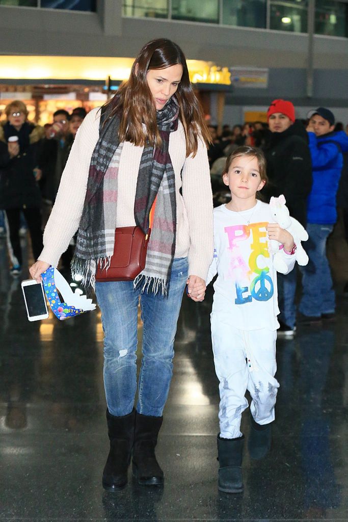 Jennifer Garner z młodszą córką w 2017 r.