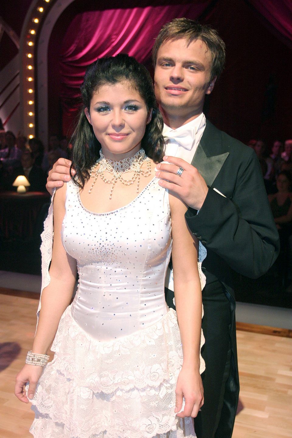 scena z: Katarzyna Cichopek, Marcin Hakiel
SK: Taniec z gwiazdami, listopad 2005, program rozrywkowy
fot. Palicki/AKPA