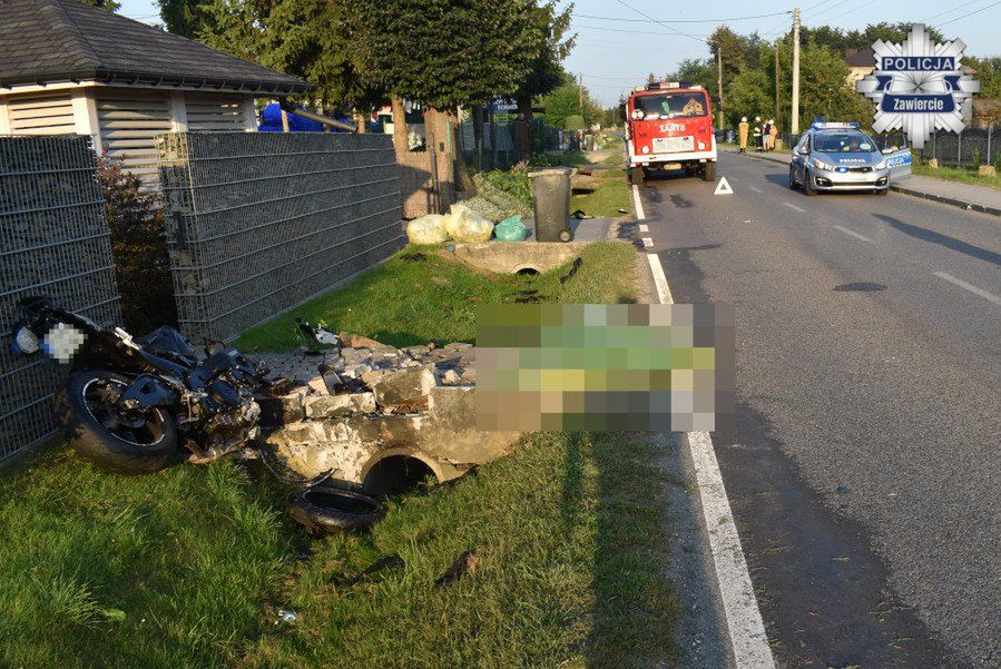 Sławniów: Czarny alert drogowy na Śląsku. Zginął 36-letni motocyklista