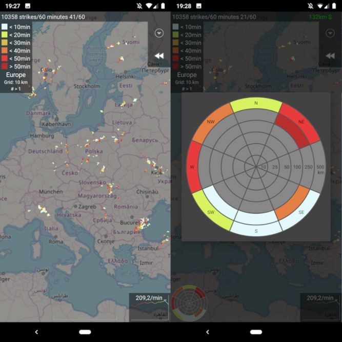 Blitzortung Lightning Monitor