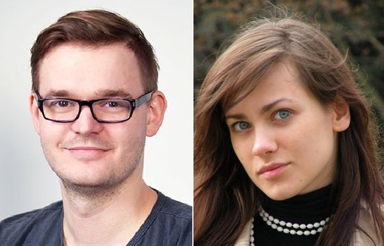 Maciej Rakowski i Olga Piech w dziale kreacji Insignii